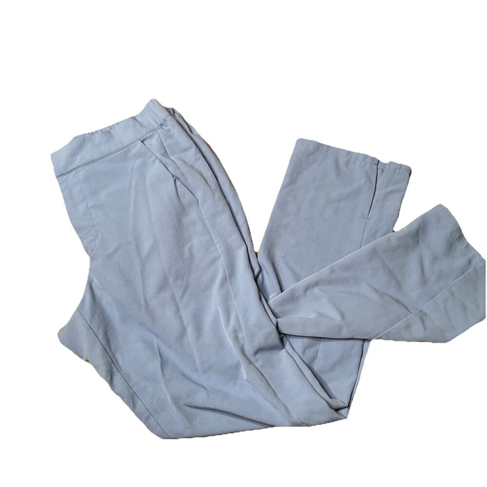 FIGS Scrub Pants Womens S Blue Technical Collection Buttton Zip